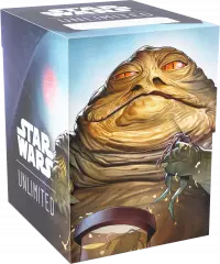 Ilustracja produktu Gamegenic: Star Wars Unlimited Card Game - Soft Crate - Pudełko na Karty - Leia Organa/Jabba the Hutt