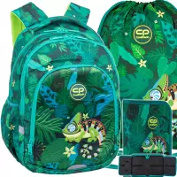 Ilustracja produktu CoolPack Zestaw Szkolny Tropic 3el. Plecak Prime Pro F162965 + Worek F159965 + Piórnik F076965