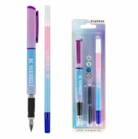 Ilustracja produktu Starpak Pióro Wieczne + 2 Naboje + Wymazywacz Ombre 536384