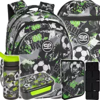 Ilustracja produktu CoolPack Zestaw Szkolny Let's Gol 5el. Plecak Jerry F029674 + Piórnik F076674 + Worek F070674 + Z08674 + Z18674