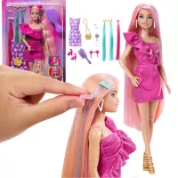 Ilustracja Mattel Lalka Barbie Zabawa Włosami JDC85 