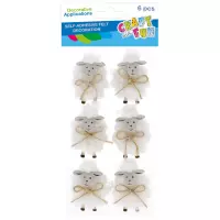 Ilustracja Craft With Fun Ozdoba Dekoracyjna Filcowa Baranek 545731