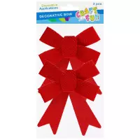 Ilustracja Craft With Fun Ozdoba Dekoracyjna Kokardki Brokatowe 2szt 595635