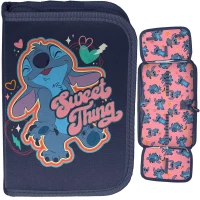 Ilustracja produktu Paso Piórnik Dwuklapkowy bez Wyposażenia Stitch DS24BB-P001BW