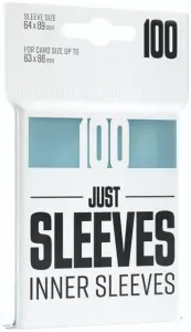 Ilustracja produktu Gamegenic: Just Sleeves - Inner Standard Card Game Sleeves (64x89 mm) - Koszulki na Karty - 100 sztuk