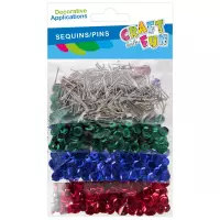 Ilustracja produktu Craft With Fun Cekiny Metaliczne Guziki 567256