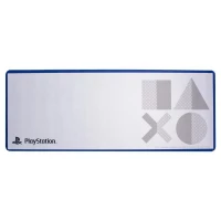 Ilustracja Mata na Biurko Podkładka pod Myszkę - Playstation PS5 "ikony" (80 x 30 cm)