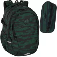 Ilustracja produktu CoolPack Factor Plecak Szkolny Młodzieżowy Greeneh F002905 + F062905