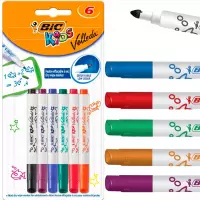 Ilustracja produktu Bic Marker Suchościeralny Mini Kids Valleda 6 Kolorów 8413871