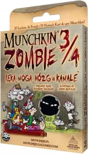 Ilustracja produktu Munchkin Zombie 3/4 - Ręka, noga, mózg w kanale