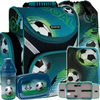 Ilustracja produktu Starpak Zestaw Szkolny 5el Football Tornister 506922 + Piórnik 469416 + Worek 469315