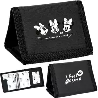Ilustracja BeUniq Portfel Minnie Mouse Black DM25MC-882