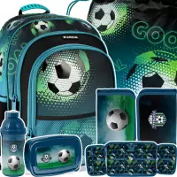 Ilustracja produktu Starpak Zestaw Szkolny 5el Football Plecak 469308 + Piórnik 469416 + Worek 469315