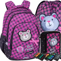 Ilustracja produktu CoolPack Zestaw Szkolny Buddy 3el. Plecak Prime Pro F162959 + Worek F159959 + Piórnik F067959