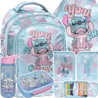 Ilustracja produktu  Paso Zestaw Szkolny 5el.Stitch Ohana Plecak DS26WW-260 + Piórnik DS26WW-P001 + Worek DS26WW-712