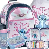 Ilustracja produktu Paso Zestaw Szkolny 5el.Stitch Serce Plecak DS26ZZ-116 + Piórnik DS26ZZ-P001 + Worek DS26ZZ-712