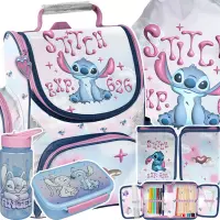 Ilustracja produktu Paso Zestaw Szkolny 5el.Stitch Serce Tornister DS26ZZ-525 + Piórnik DS26ZZ-P001 + Worek DS26ZZ-712