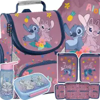 Ilustracja produktu Paso Zestaw Szkolny 5el.Aloha Różowy Tornister DS26VV-525 + Piórnik DS26VV-P001BW + Worek DS26VV-712