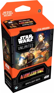 Ilustracja produktu Star Wars: Unlimited Card Game - A Lawless Time - Spotlight Deck - Leia Organa