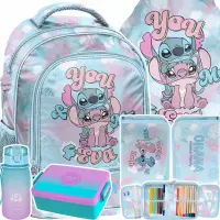 Ilustracja produktu  Paso Zestaw Szkolny 5el.Stitch Ohana Plecak DS26WW-260 + Piórnik DS26WW-P001 + Worek DS26WW-712