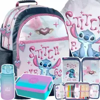 Ilustracja produktu Paso Zestaw Szkolny 5el.Stitch Serce Plecak DS26ZZ-116 + Piórnik DS26ZZ-P001 + Worek DS26ZZ-712