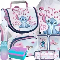 Ilustracja produktu Paso Zestaw Szkolny 5el.Stitch Serce Tornister DS26ZZ-525 + Piórnik DS26ZZ-P001BW + Worek DS26ZZ-712