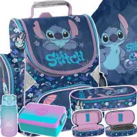 Ilustracja produktu Paso Zestaw Szkolny 5el.Stitch Cool Tornister DS26XX-525 + Piórnik DS26XX-013 + Worek DS26XX-712