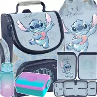 Ilustracja produktu Paso Zestaw Szkolny 5el.Stitch Blue Tornister DS26UU-525 + Piórnik DS26UU-P001BW + Worek DS26UU-712