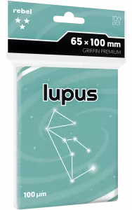 Ilustracja produktu Rebel Koszulki na Karty Premium Lupus "Griffin Premium" 65x100 mm - 100 sztuk