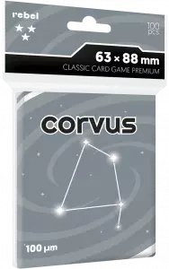 Ilustracja produktu Rebel Koszulki na Karty Premium Corvus "Classic Card Game Premium" - 63x88 mm -100 sztuk