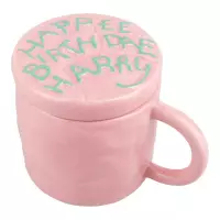 Ilustracja Kubek Z Pokrywką w Kształcie Tortu Harry Potter - Happee Birthdae