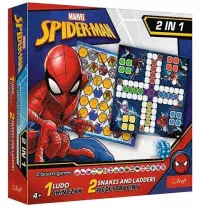 Ilustracja produktu Trefl Spider-Man 2w1 Chińczyk - Węże i drabiny