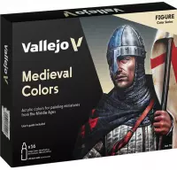 Ilustracja Vallejo: 70.142 - Model Color - Medieval Colors (16 x 18 ml)