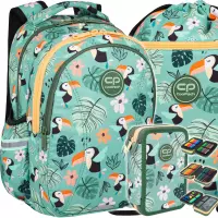 Ilustracja produktu Zestaw 3el. Coolpack Joy S Plecak Szkolny Toucans F048662 + Worek F070662 + Piórnik F067662