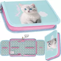 Ilustracja produktu Starpak Piórnik Dwuklapkowy Bez Wyposażenia Cuties Kitty 550991