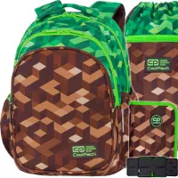 Ilustracja produktu CoolPack Zestaw Szkolny City Jungle 3el. Plecak Jerry C29199/F + Worek C70199 + Piórnik F076199 