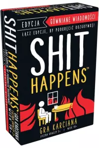 Ilustracja produktu Gra Shit Happens: Gównianie Wiadomości (PL)