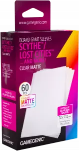 Ilustracja produktu Gamegenic: Board Game Sleeves - Scythe (72x112 mm) - Koszulki na Karty - Clear Matte - 60 sztuk