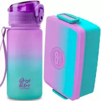 Ilustracja produktu Zestaw Coolpack Brisk Bidon Mini 400ml Blueberry 56162CP + Śniadaniówka 07505CP Z07505