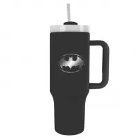 Ilustracja Kubek Podróżny ze Słomką  Batman - Logo - 1180 ml