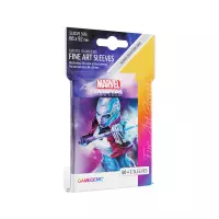 Ilustracja produktu Gamegenic: Marvel Champions Fine Art Sleeves (66 mm x 92 mm) Nebula 50+1 szt.