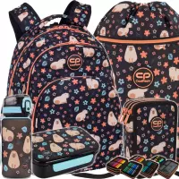 Ilustracja CoolPack Zestaw Szkolny Capybara Kapibara 5el. Plecak Base Plus F027937 + Worek F070937 + Piórnik F067937 + Z18937 + Z17937