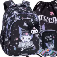 Ilustracja produktu CoolPack Zestaw Szkolny Kuromi 3el. Plecak Jerry F029031 + Worek F054031 + Piórnik F066031