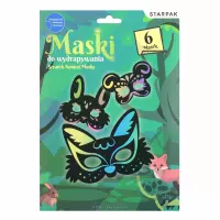 Ilustracja produktu Starpak Zestaw Kreatywny Maski Do Wydrapywania 549168
