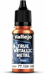 Ilustracja produktu Vallejo: 77.124 - True Metallic Metal - Base - Ancient Copper (18 ml)