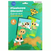 Ilustracja produktu Starpak Zestaw Kreatywny Piaskowe Obrazki Animals 549172