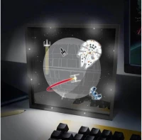 Ilustracja Lampka Gwiezdne Wojny - Gwiazda Śmierci
