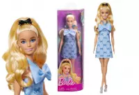 Ilustracja Mattel Barbie Lalka Classic Fashion Niebieska Sukienka HYT93 WB6 Ilustracja Mattel Barbie Lalka Classic Fashion Niebieska Sukienka HYT93 WB6