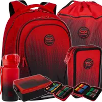 Ilustracja produktu CoolPack Zestaw Szkolny Gradient Cranberry 5el. Plecak F002756 + Worek F070756 + Piórnik F066756 + 56223CP + Z07756
