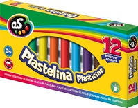 Ilustracja Astra Plastelina AS Okrągła 12 Kolorów 303219003